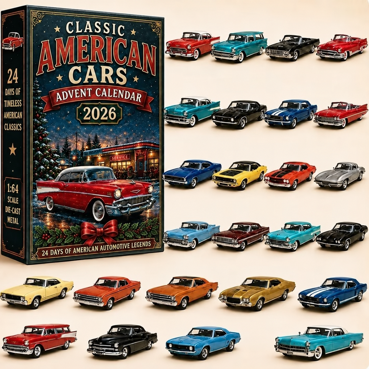 Rennsport Adventskalender Mit Sammelbaren Ornamenten | Festlichkeiten