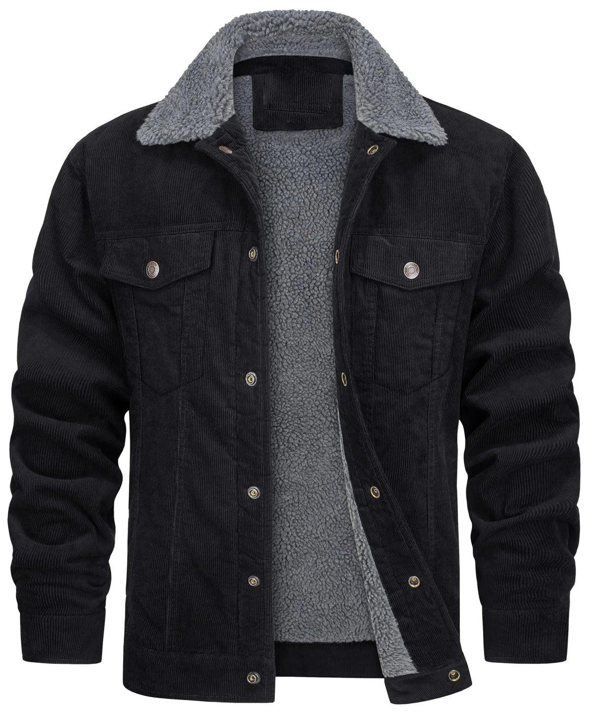 Herren Jacke Cord Vintage Winter | Mit Kragen