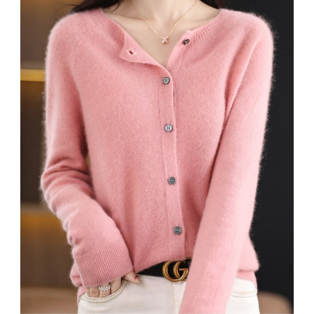 Damen Strickjacke Winter Strick Zuknöpfen | Langarm