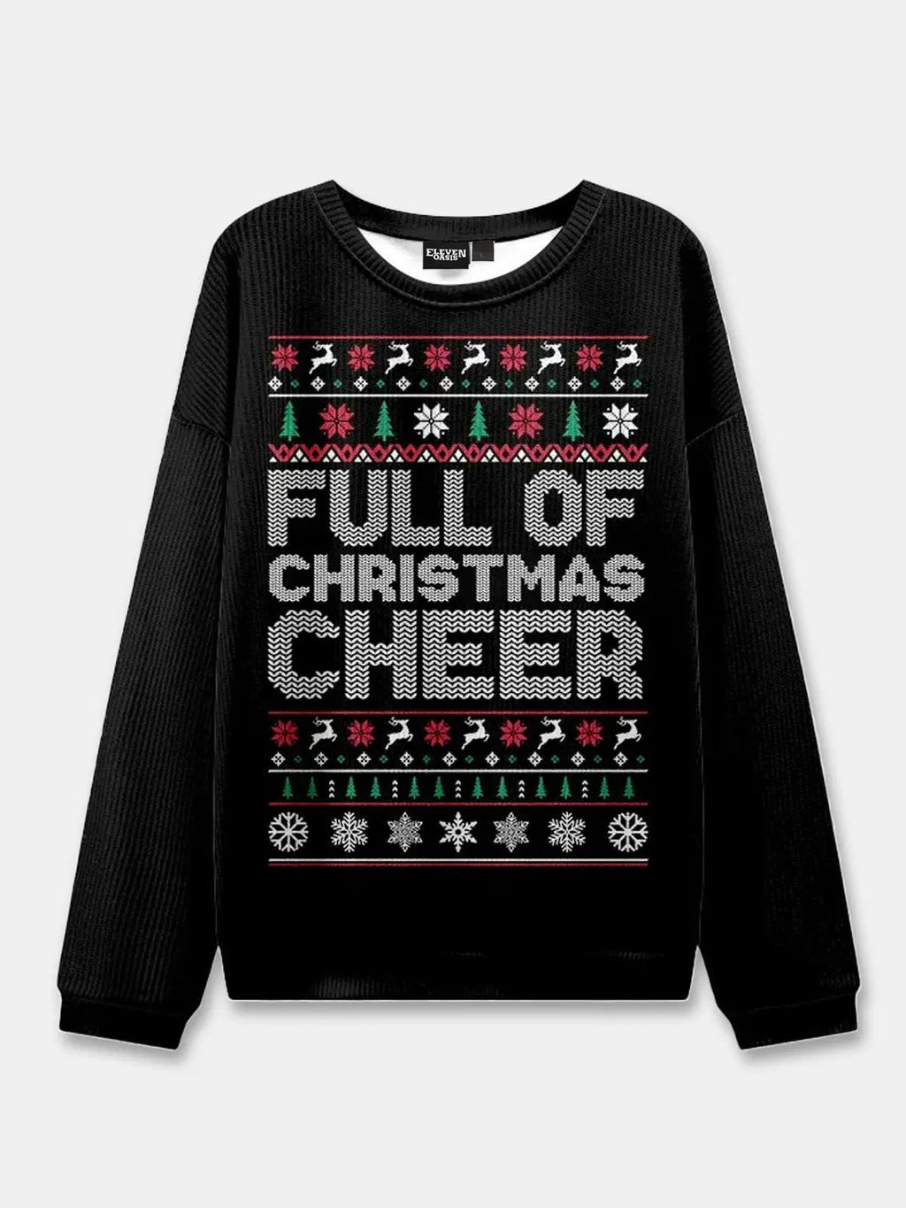Damen Pullover Weihnachts Strick Winter | Gerippter