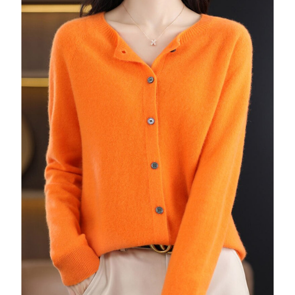 Damen Strickjacke Winter Strick Zuknöpfen | Langarm