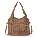 Damen Geräumige Schultertasche | Mehrere Fächer