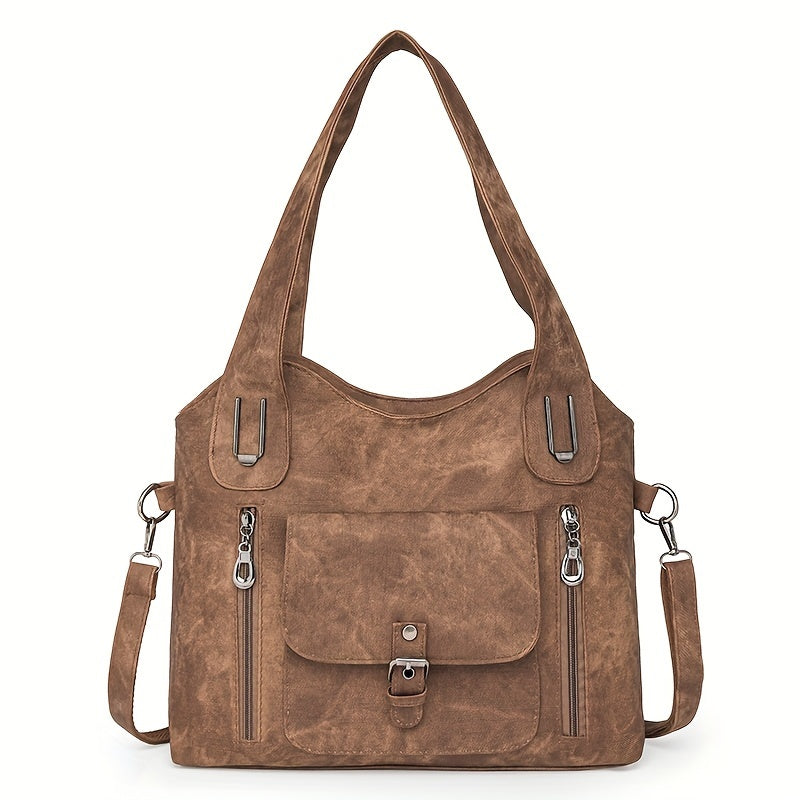 Damen Geräumige Schultertasche | Mehrere Fächer