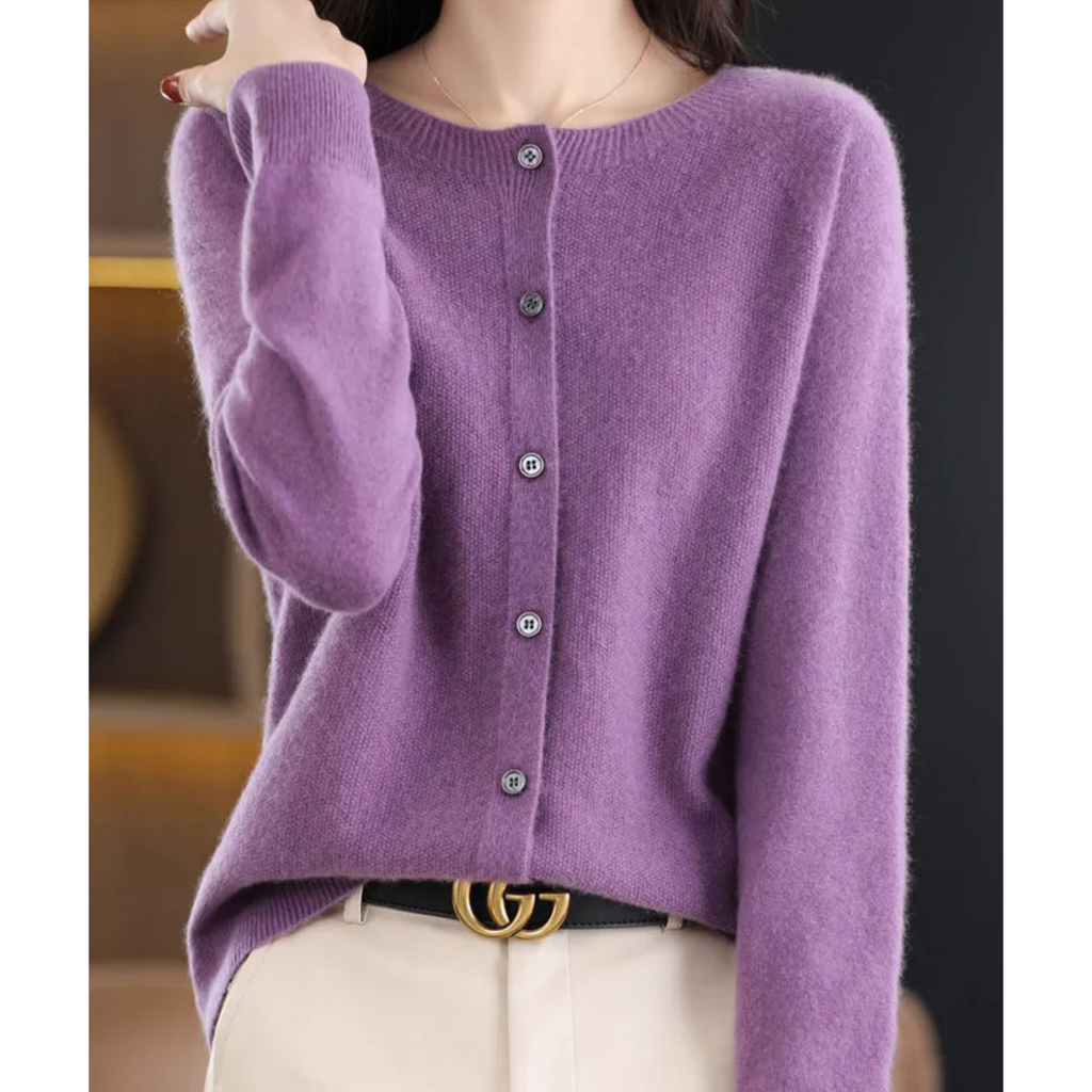 Damen Strickjacke Winter Strick Zuknöpfen | Langarm