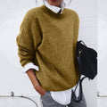 Damen Pullover Oversize Strick Gerippter | Winter