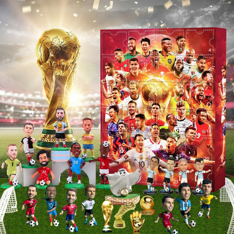 Fussball Adventskalender Mit Figuren Und Zubehör | Weihnachten