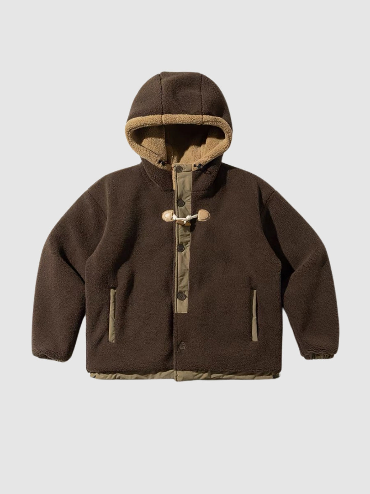 Damen Jacke Teddy Winter Mit Kapuze | Vintage