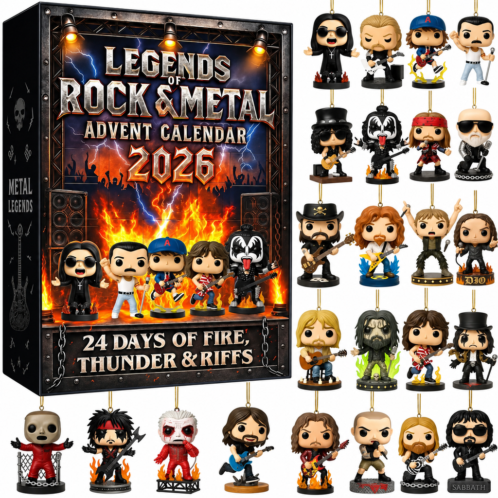 Rocklegenden Adventskalender Mit Mini-Sammelobjekten | Weihnachten