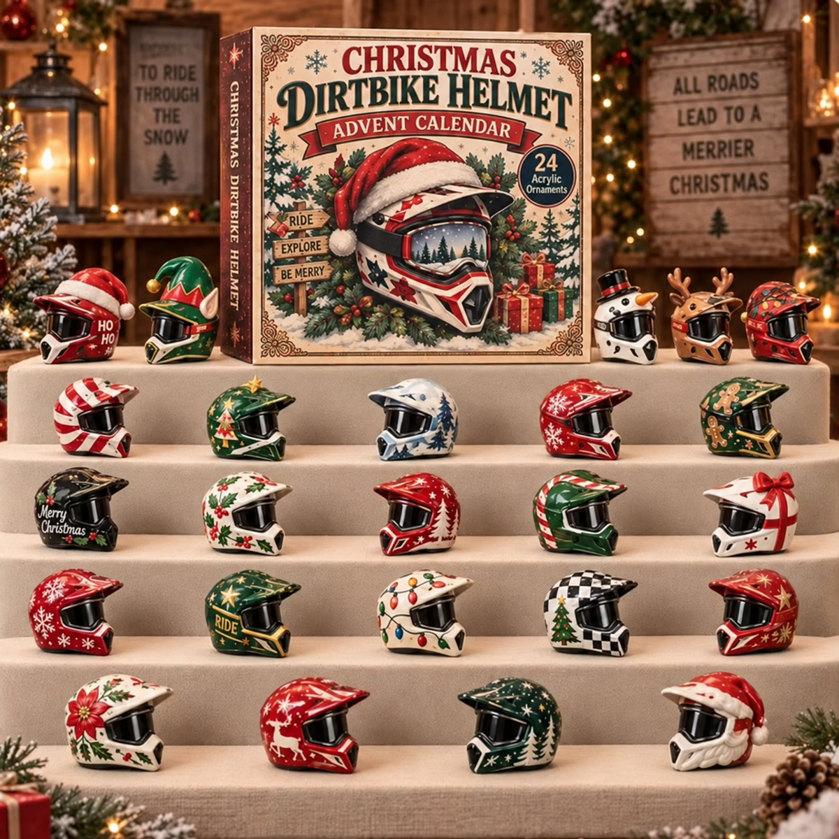 Rennsport Adventskalender Mit Sammelbaren Ornamenten | Festlichkeiten