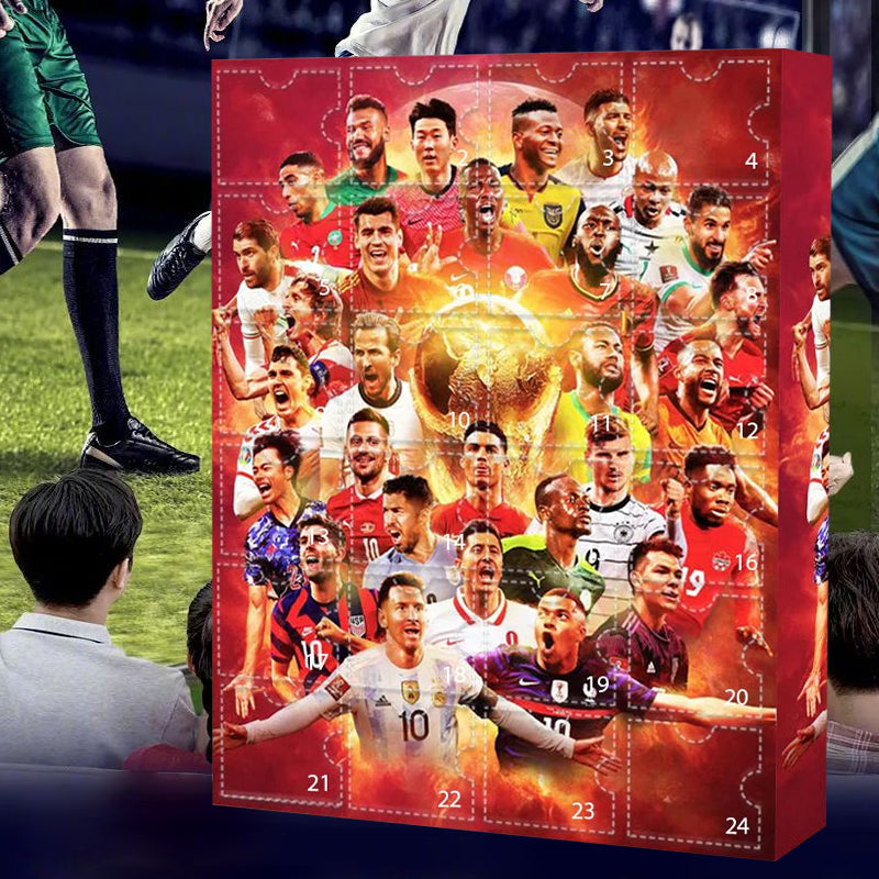Fussball Adventskalender Mit Figuren Und Zubehör | Weihnachten
