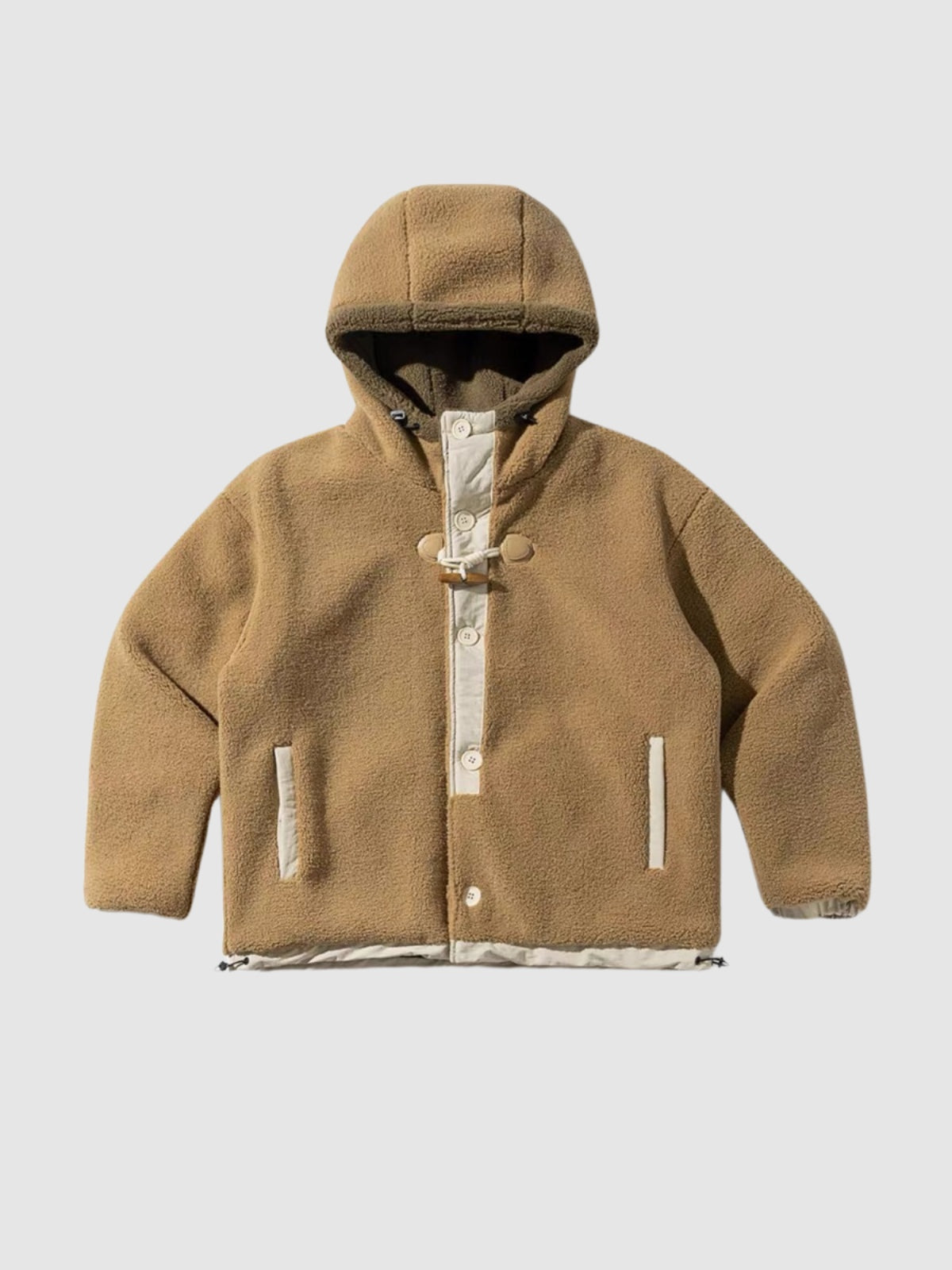 Damen Jacke Teddy Winter Mit Kapuze | Vintage