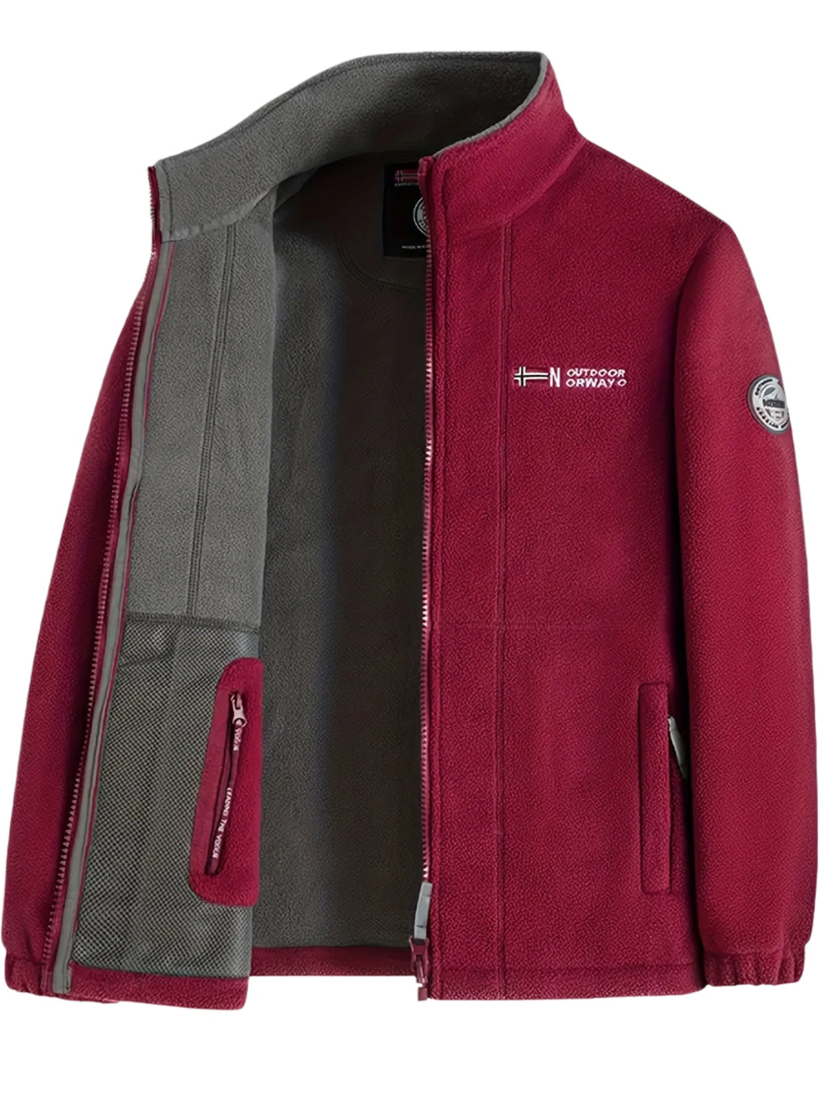 Herren Jacke Warm Stehkragen Reissverschluss | Winter