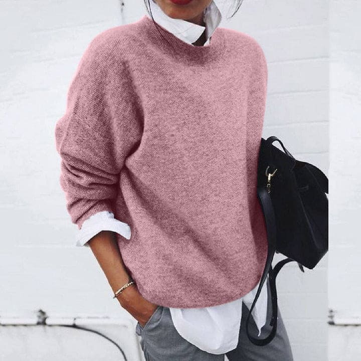 Damen Pullover Oversize Strick Gerippter | Winter