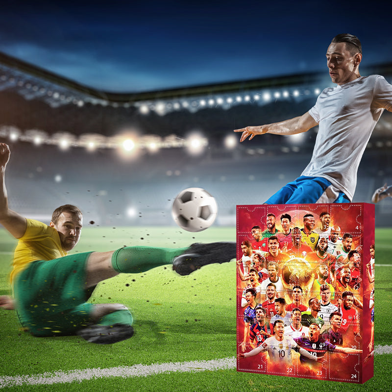 Fussball Adventskalender Mit Figuren Und Zubehör | Weihnachten