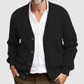 Herren Pullover Strick Winter Mit V-ausschnitt | Gerippter