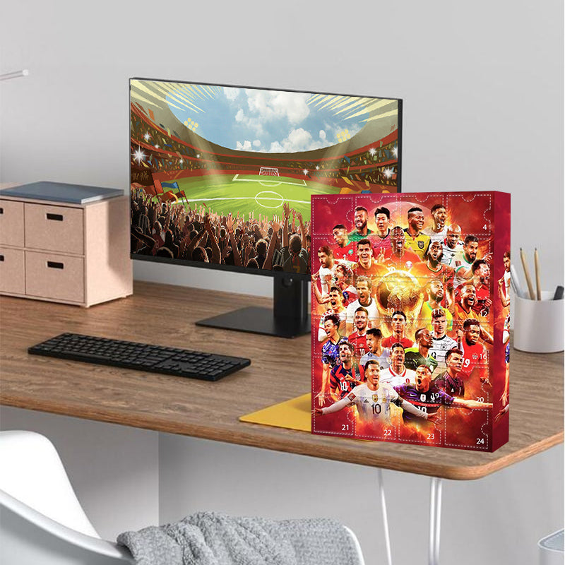Fussball Adventskalender Mit Figuren Und Zubehör | Weihnachten