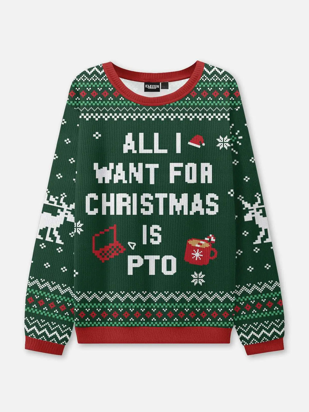 Unisex Pullover Weihnachts Strick Gerippter | Winter