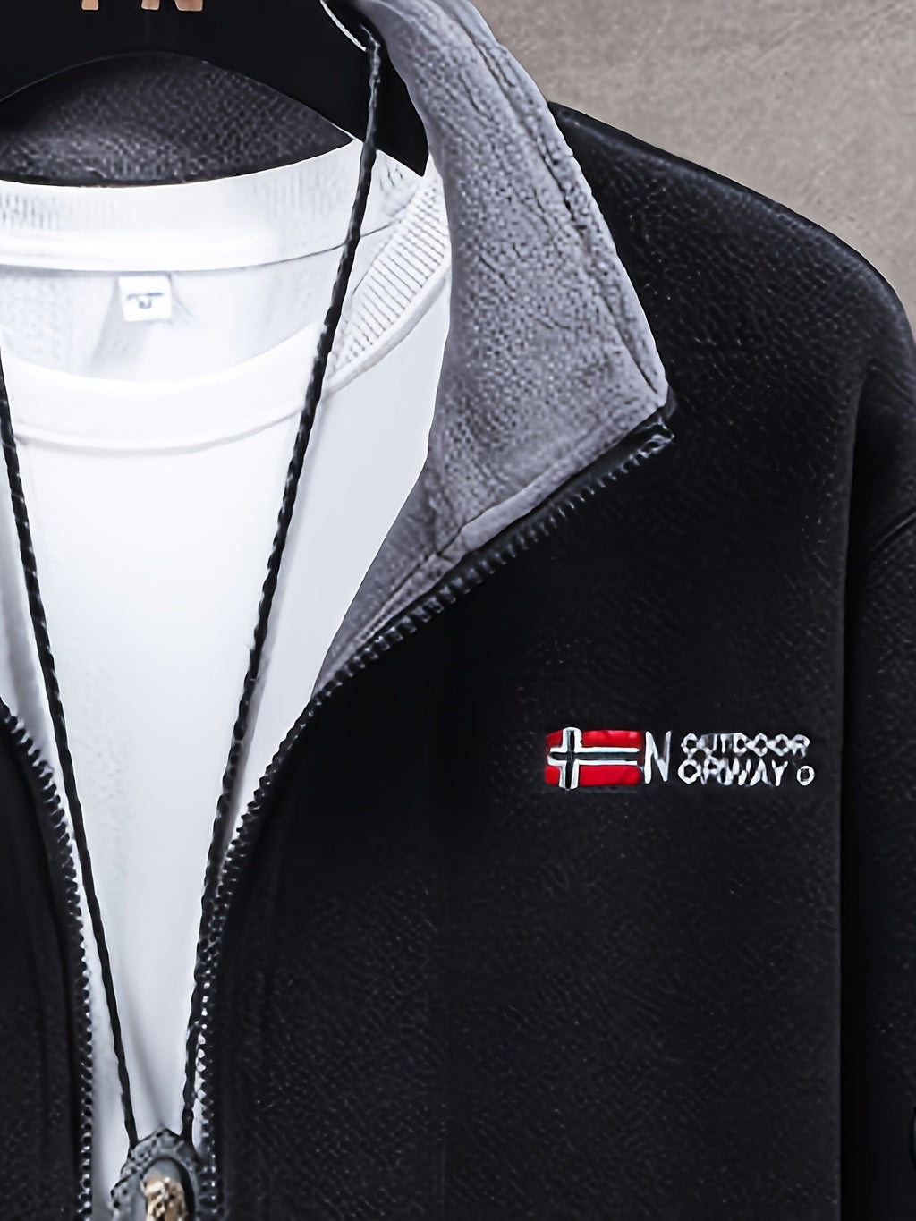 Herren Jacke Warm Stehkragen Reissverschluss | Winter