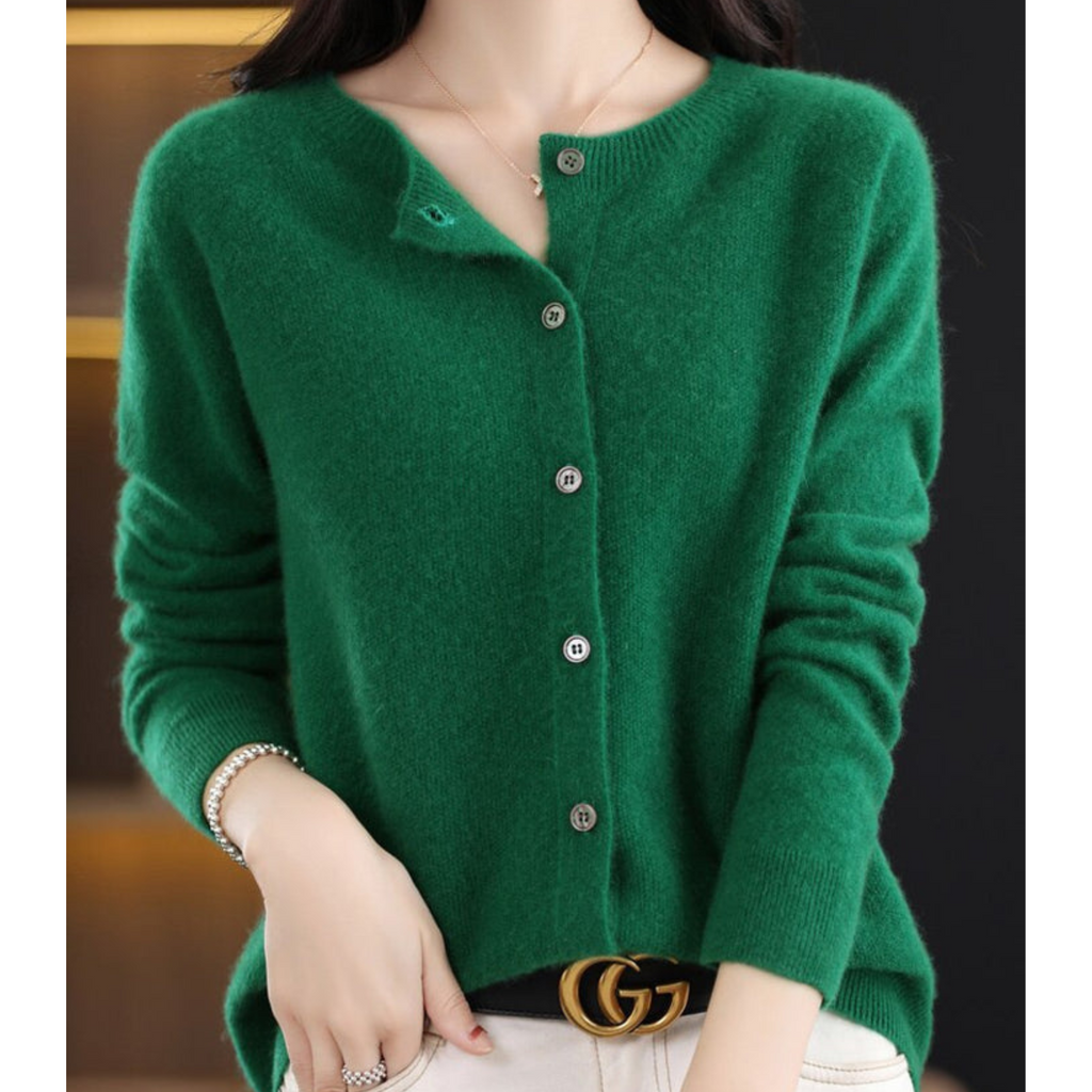 Damen Strickjacke Winter Strick Zuknöpfen | Langarm