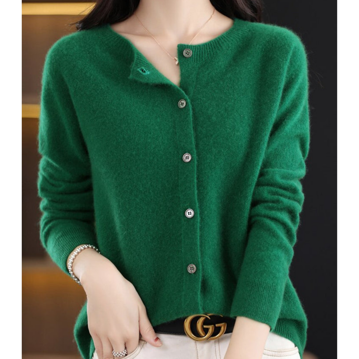 Damen Strickjacke Winter Strick Zuknöpfen | Langarm