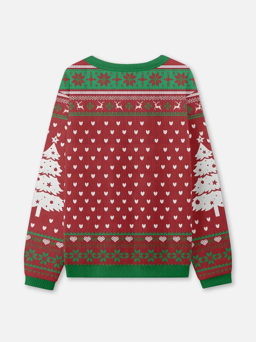 Damen Pullover Weihnachts Strick Winter | Gerippter