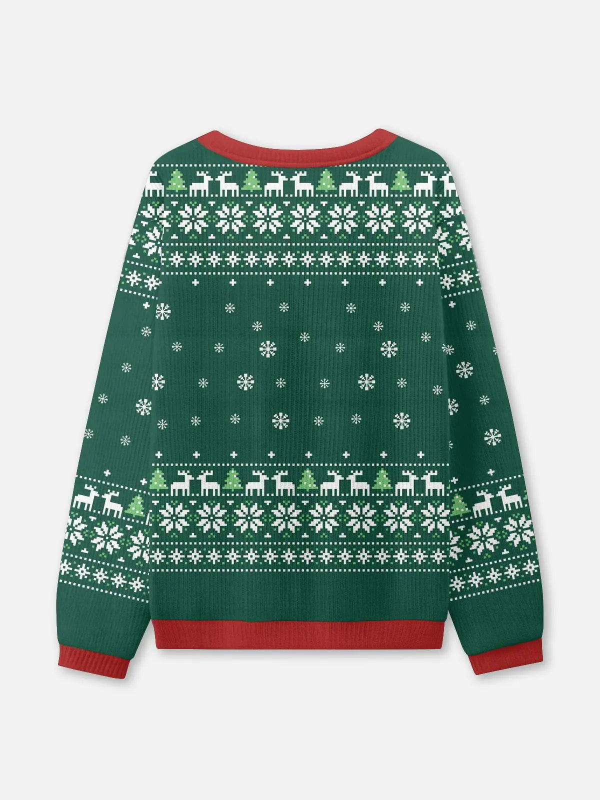 Damen Pullover Weihnachts Strick Winter | Gerippter