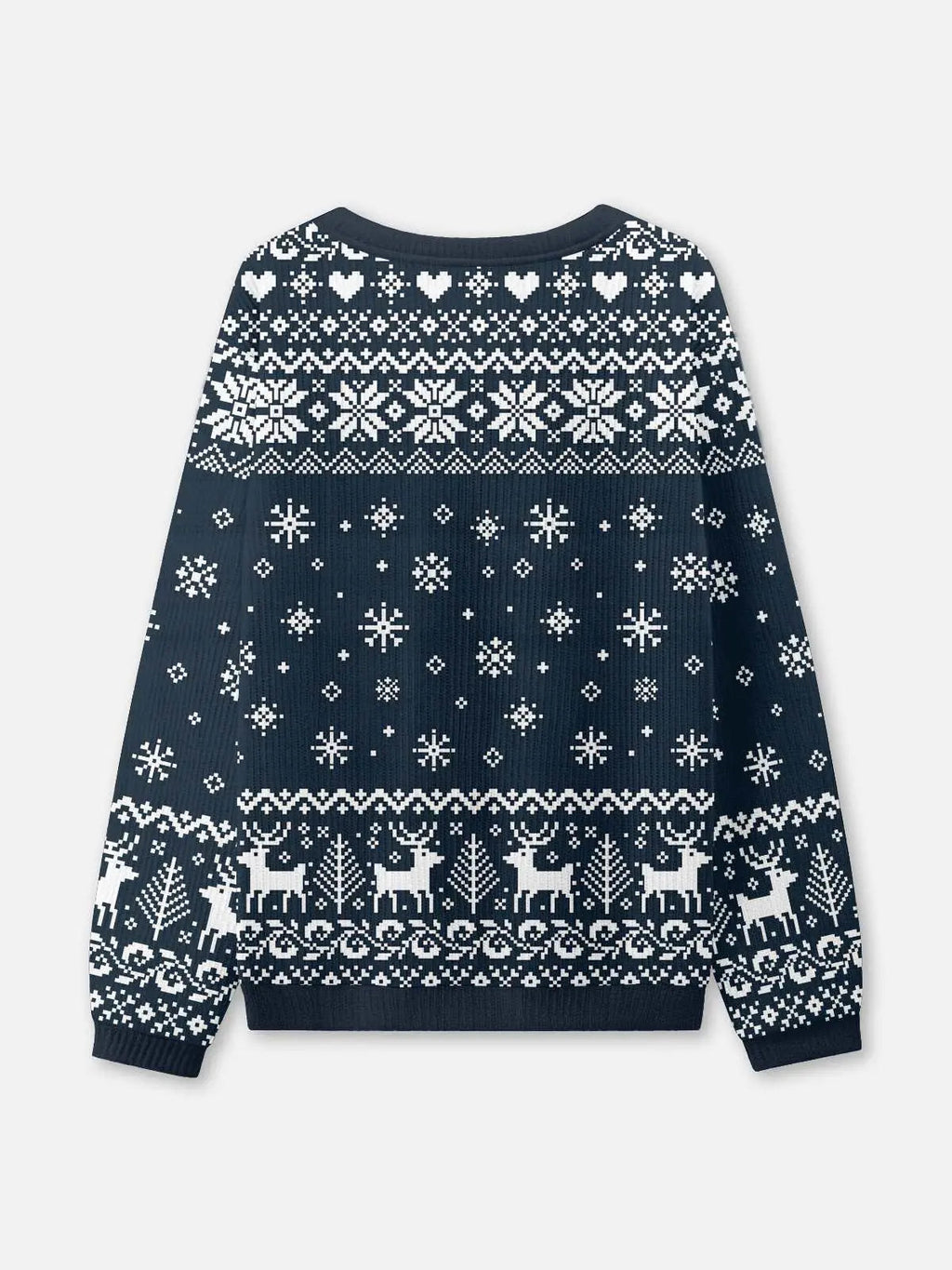 Damen Pullover Weihnachts Strick Winter | Gerippter