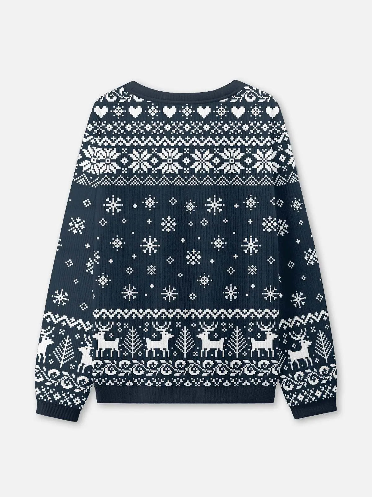 Damen Pullover Weihnachts Strick Winter | Gerippter