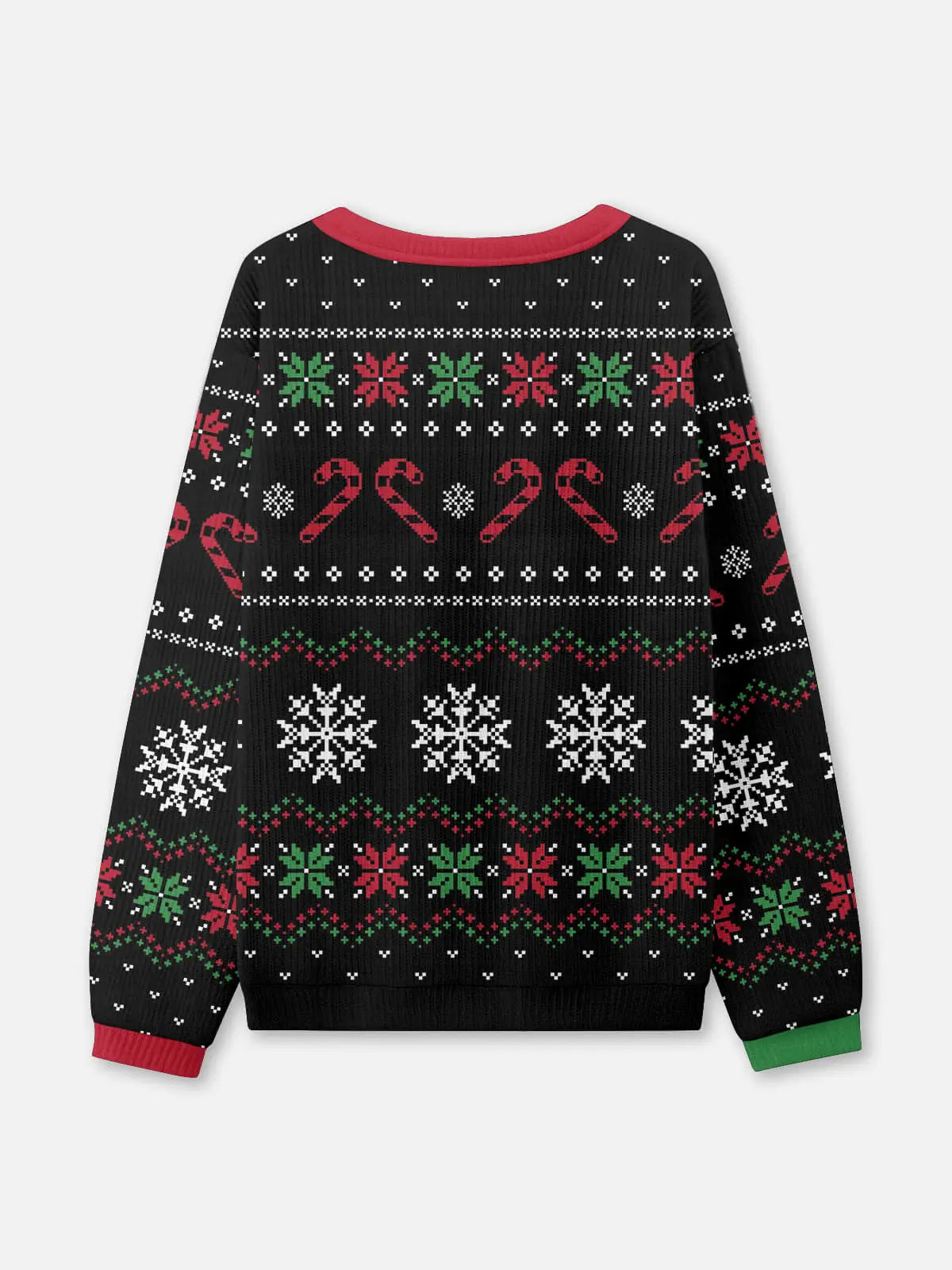 Unisex Pullover Weihnachts Strick Schwarz | Winter