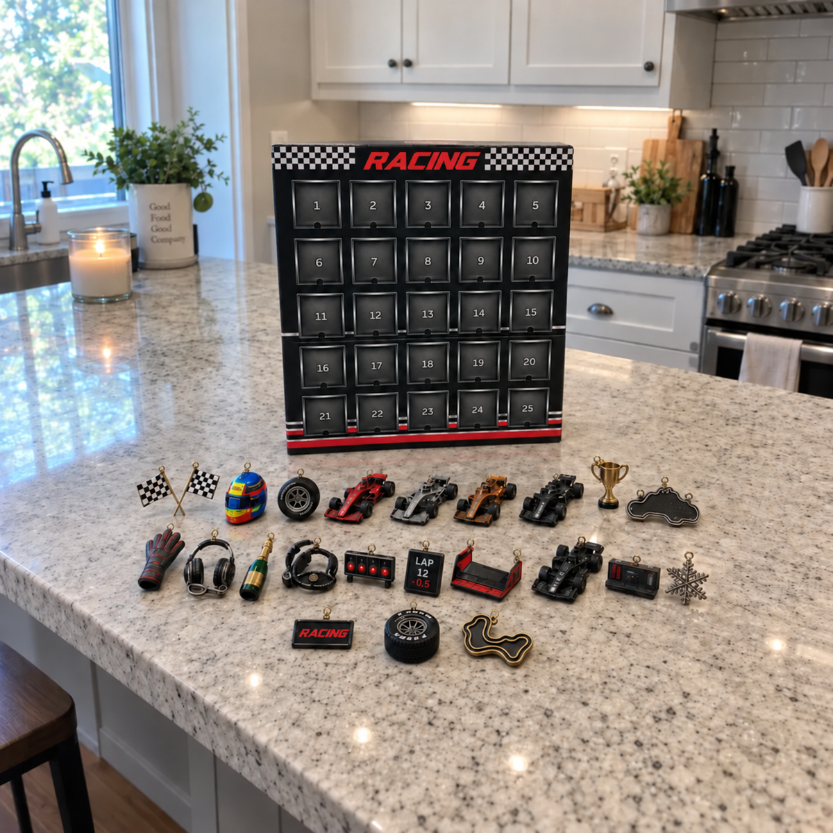 Motorsport Adventskalender Mit Rennsport Sammelstücken | Weihnachten