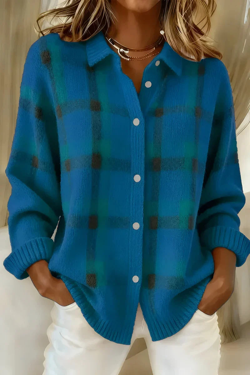 Damen Strickjacke Zuknöpfen Kragen Winter | Strick