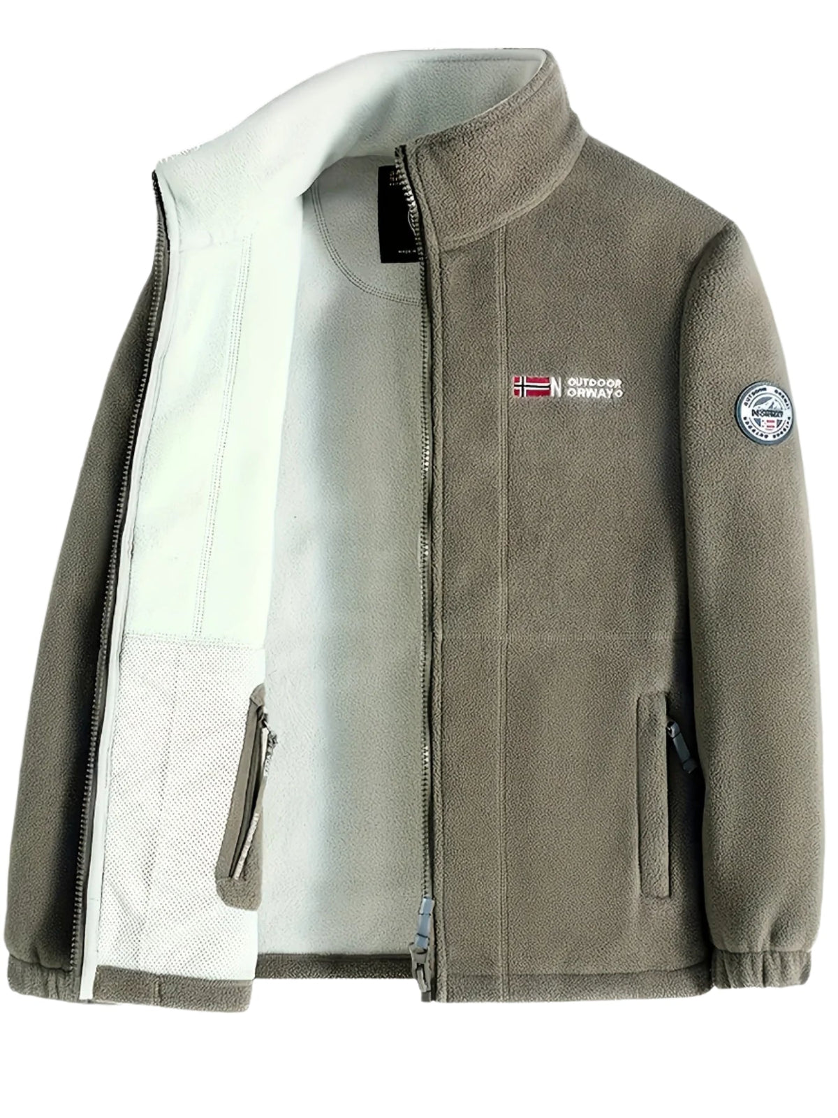 Herren Jacke Warm Stehkragen Reissverschluss | Winter
