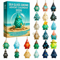 Tierfiguren Adventskalender Mit Meerglas | Weihnachten
