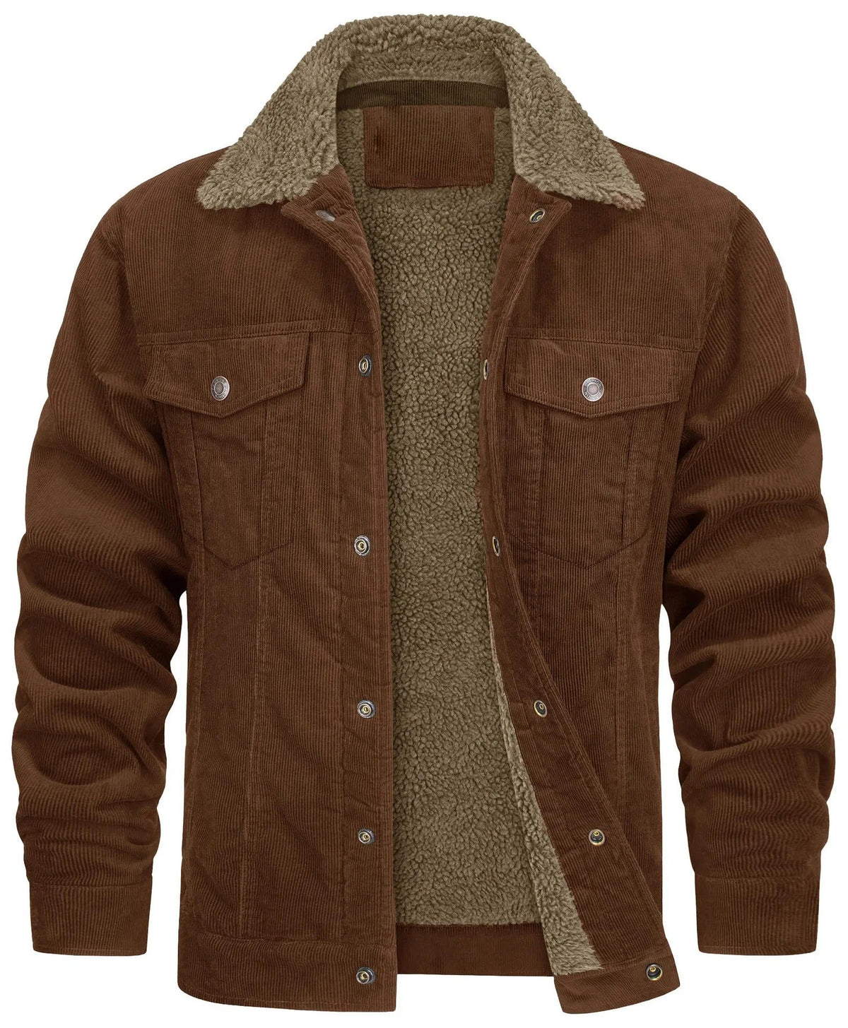Herren Jacke Cord Vintage Winter | Mit Kragen