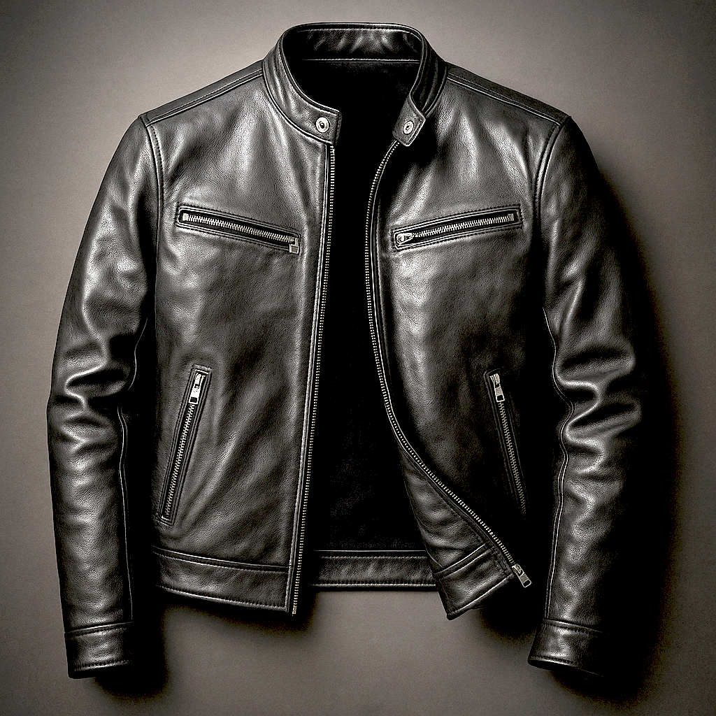 Herren Jacke Motorrad Winter Reissverschluss | Stehkragen