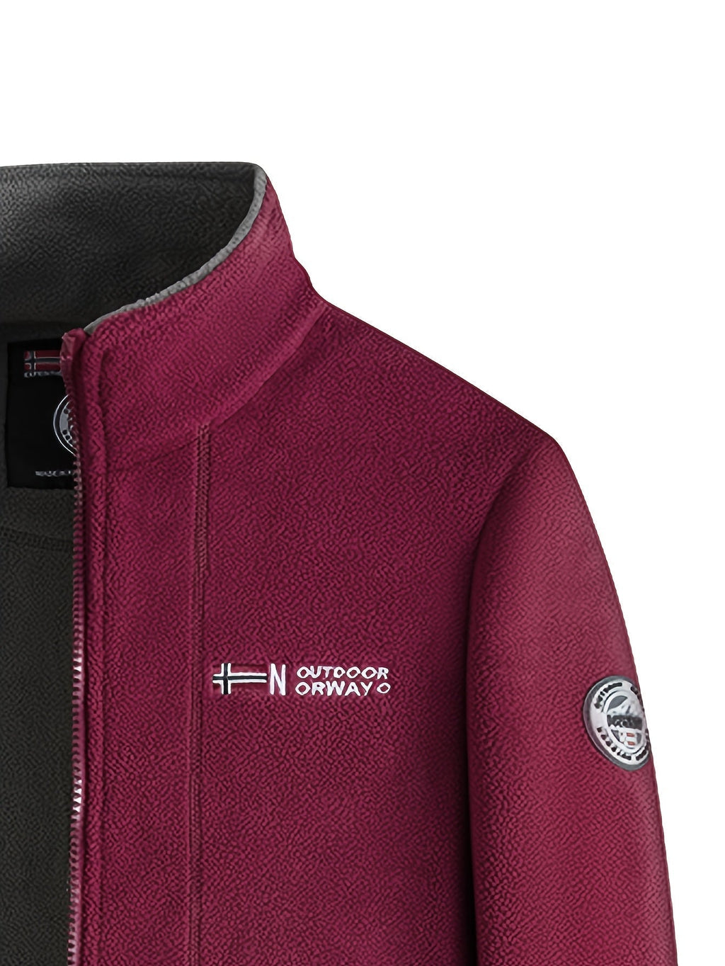 Herren Jacke Warm Stehkragen Reissverschluss | Winter
