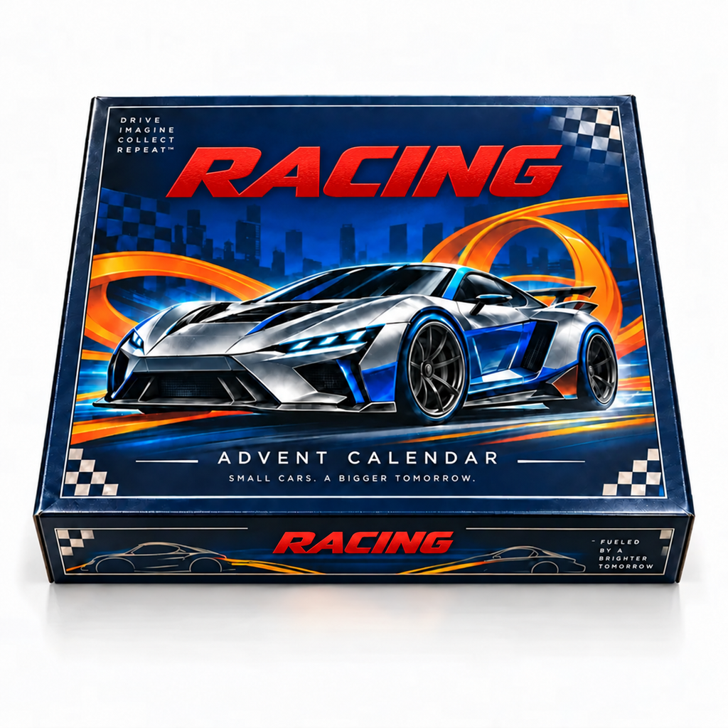 Rennwagen Adventskalender Mit Miniaturautos | Weihnachten