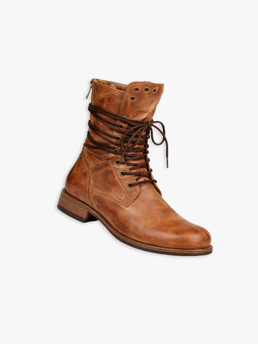 Damen Stiefeletten Absatz Schnürung Mit Reissverschluss | Winter