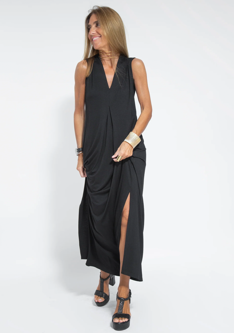 Damen Maxikleid und Cardigan-Set | Zweiteiler