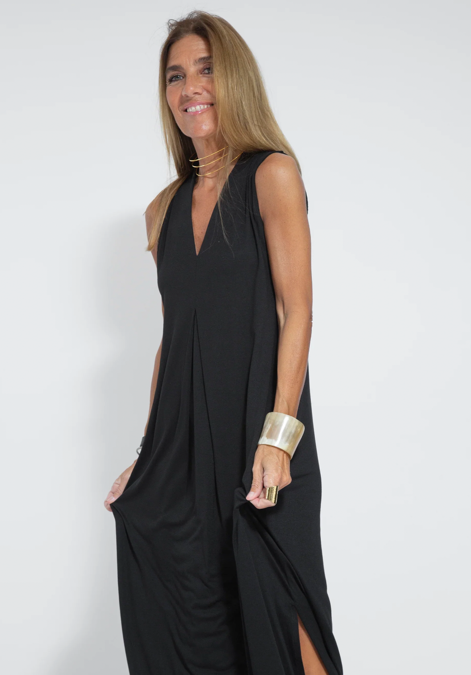 Damen Maxikleid und Cardigan-Set | Zweiteiler