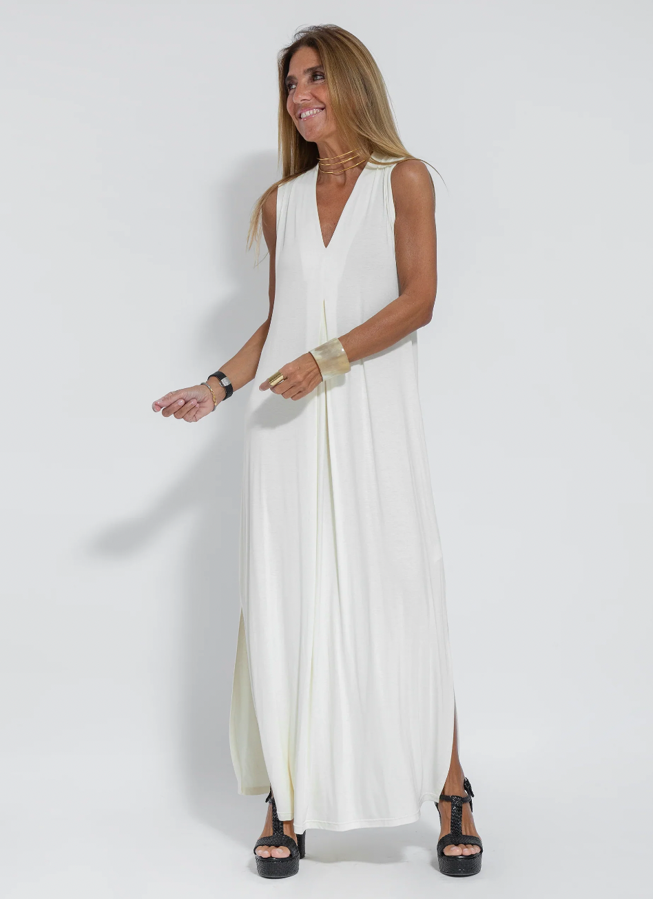 Damen Maxikleid und Cardigan-Set | Zweiteiler