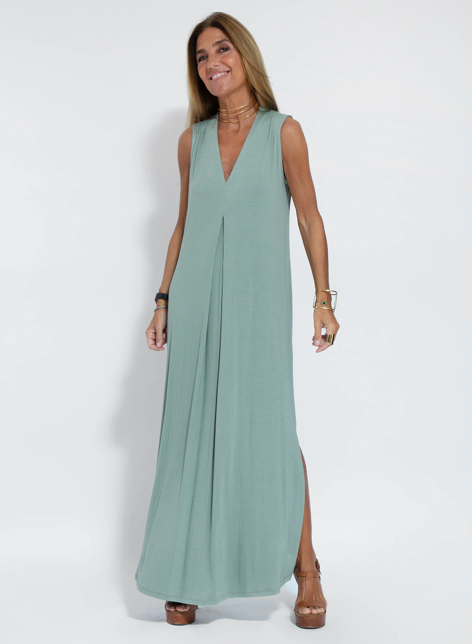 Damen Maxikleid und Cardigan-Set | Zweiteiler