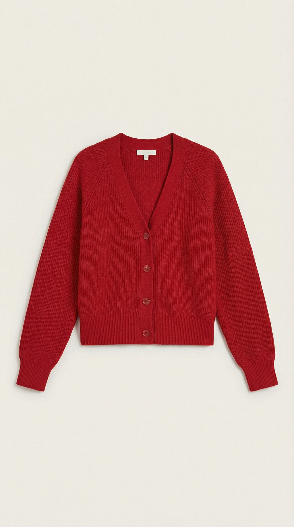 Damen Strickjacke mit Knopfleiste und V-Ausschnitt | Strick