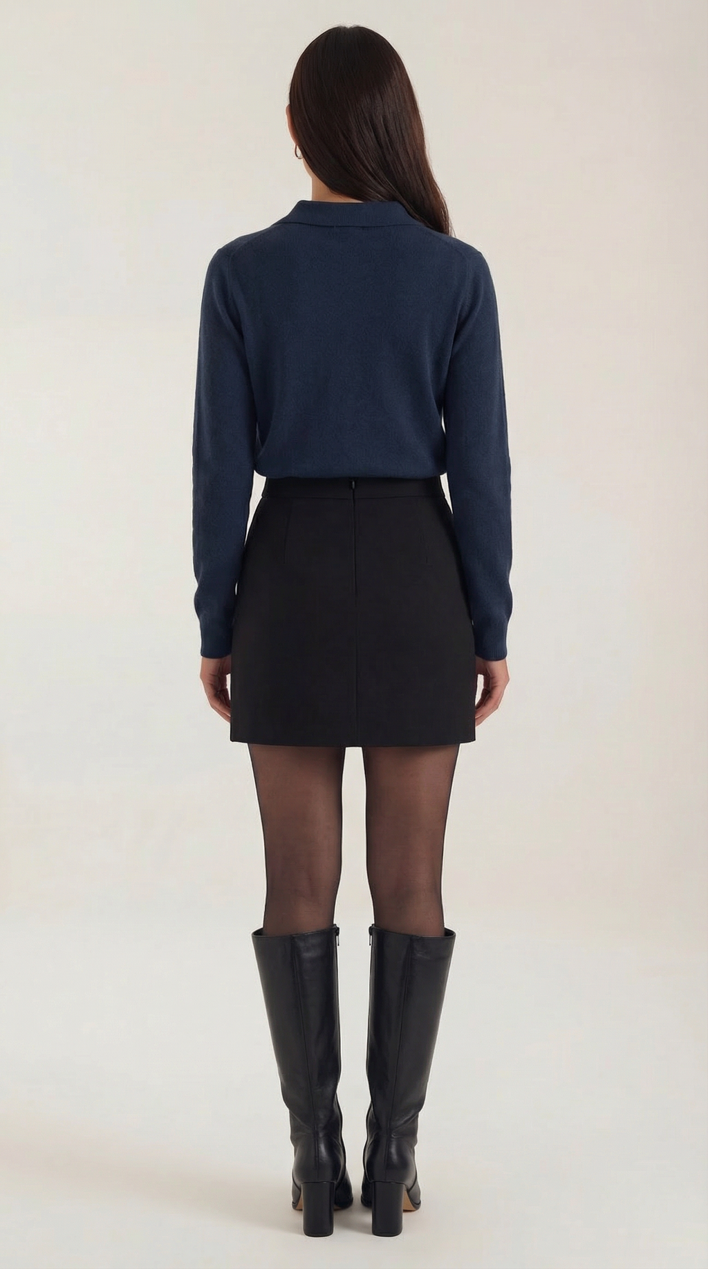 Damen Strickjacke mit Kragen | Knopfverschluss