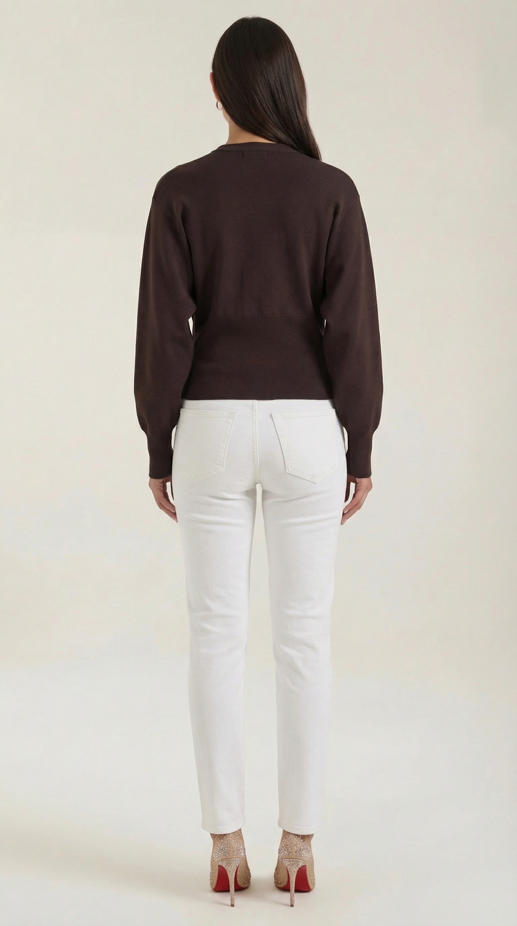 Damen Strickjacke mit Betonter Taille | Knopfleiste