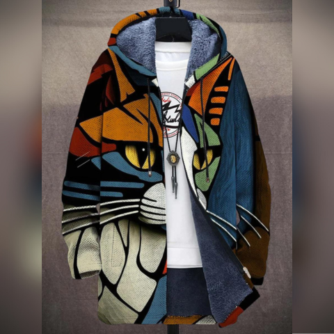 Herren Jacke Winter Lang Mit Kapuze | Vintage