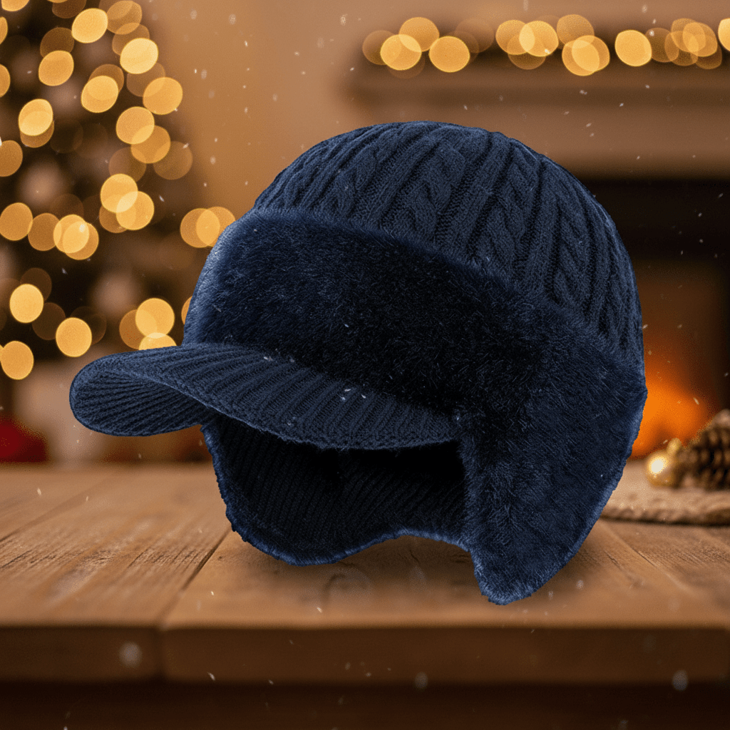 Damen Winter Strickmütze | Fell