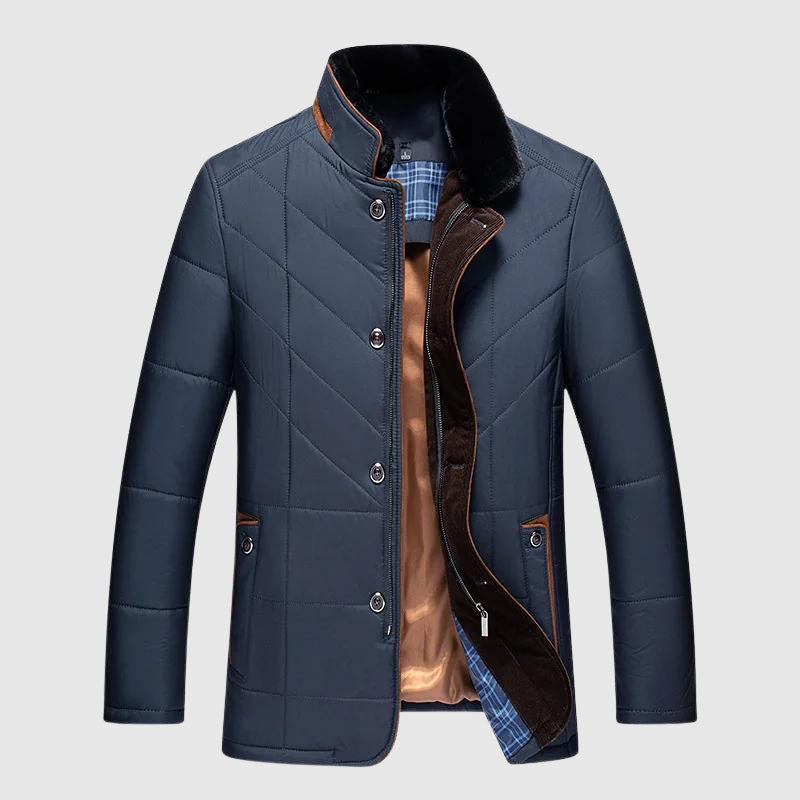 Herren Jacke Stepp Winter Reissverschluss | Stehkragen