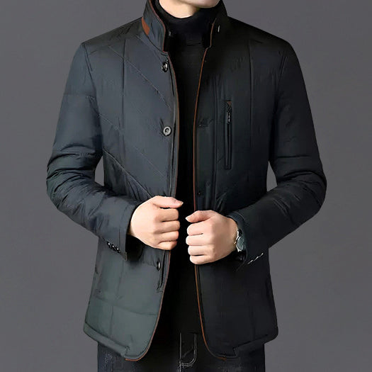 Herren Jacke Stepp Winter Reissverschluss | Stehkragen