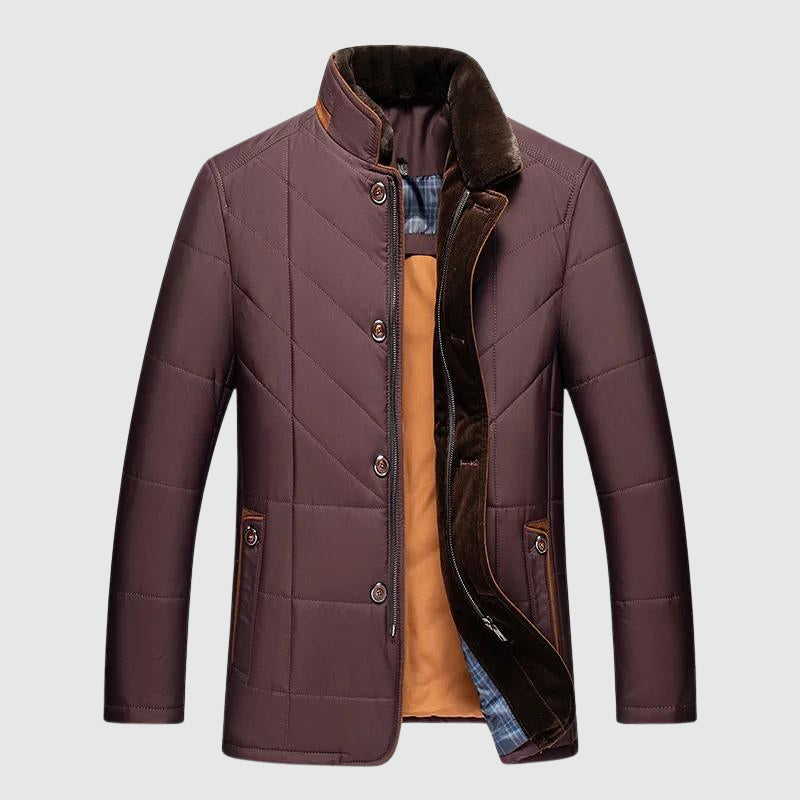 Herren Jacke Stepp Winter Reissverschluss | Stehkragen